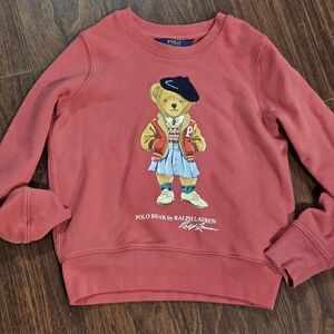 Ralph Lauren Polo Bear Sweatshirt in Red